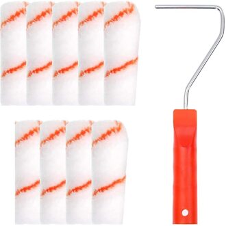 10Pcs 4 Inch Huishouden Muur Art Decoratie Patroon Schilderen Roller Embossing Hand Tool Voor Thuis Muur Verf Roller