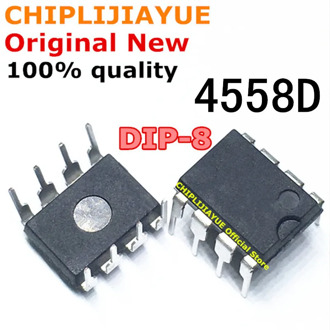 10PCS 4558D DIP8 RC4558P JRC4558D DIP RC4558 4558 DIP-8 new and original IC Chipset