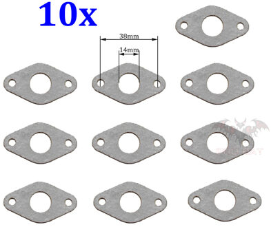10Pcs 47cc 49CC Mini Dirt Bike Minimoto Mini Quad Uitlaat Carburateur Carb Carburateur Pakking