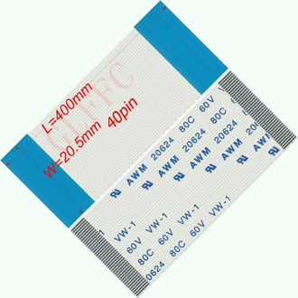 10PCS 4p~60p 16p 24p 30p 32p 36p 40p 50p Flat flexible cable FFC FPC LCD cable AWM 20624 80C 60V VW-1 FFC-0.5MM