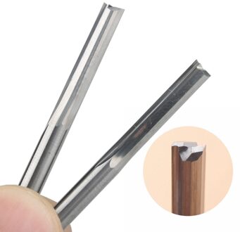 10Pcs 4x22mm Twee Fluiten Straight Slot Frees CNC Twee Dimensie Knipgereedschap Frees