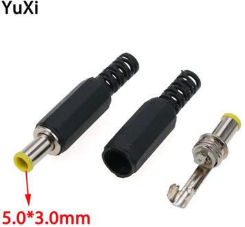 10pcs 5.0 * 3.0mm Charging plug DIY DC Power Male Plug Jack Adapter Connector For Samsung RC420 R700 N140 N145 305V4A Laptops
