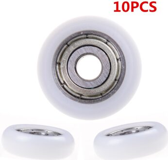 ! 10Pcs 5*21.5*7Mm Carbon Staal Lager Katrol Wielen Ingebed Groef Geschikt Voor Meubels Hardware Accessoires