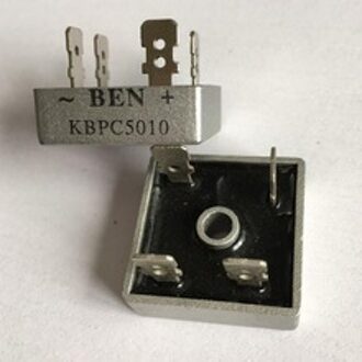 10Pcs 50A 1000V Metal Case Bridge Rectifier September KBPC5010