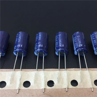 10pcs 6.8uF 400V G-LUXON GR Series 8x14mm High Quality 400V6.8uF Aluminum Electrolytic capacitor