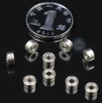10pcs 682ZZ 681 1*3*1mm 681X 1.5*4*1.2mm 681XZZ 1.5*4*2mm 682ZZ 2*5*2.3mm Bearing shielded deep groove ball bearings Miniature