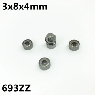 10Pcs 693ZZ L-830ZZ 3x8x4 mm Deep groove ball bearing Miniature bearing High quality 693Z