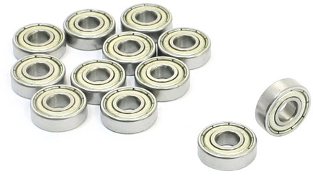 10Pcs 695Z 5mm x 13mm x 4mm Mini Deep Groove Ball Bearing Ball Bearing