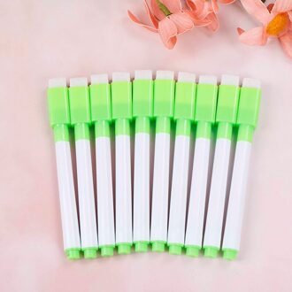 10Pcs 8 Kleur Uitstekende Magnetische Whiteboard Pen Droog Vegen White Board Markers Magneet Pennen Ingebouwde Gum Kantoor School levert