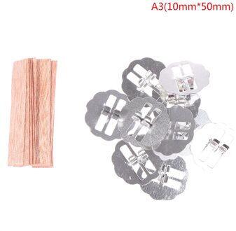 10Pcs 8Mm 10Mm 15Mm Houten Kaarsen Wieken Met Onderhouder Tab Lont Core Diy Kaars Maken Levert parffin Wax Accessoires 3