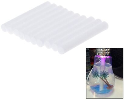 10Pcs 8Mm X 64Mm Luchtbevochtigers Filters Wattenstaafje Voor Air Ultrasone Luchtbevochtiger