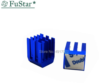 10PCS 9*9*12 mm Blue Heat Sink With 3M Glue Gdstime Aluminum Mini IC Chipset Cooling Cooler Heat Sink Heatsinks 9 x 9 x 12mm Hot