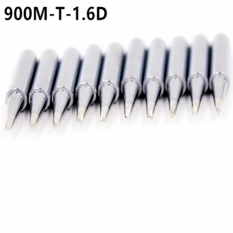 10PCS 900M-T-1.6D Soldering Iron Tips Replacement Tool 936 Welding Station Universal Head Better