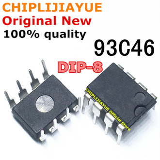 10PCS 93C46 DIP-8 AT93C46 DIP8 New and Original IC Chipset