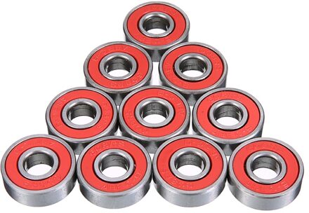 10Pcs Abec 9 Rode Scooter Rollerblades Skateboard Wiellagers Tn Engineering Plastic 8Mm Id 22Mm Od Duurzaam