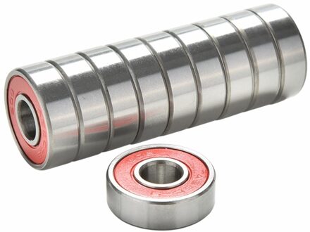 10Pcs Abec 9 Rvs Rode Lagers
