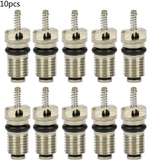 10Pcs Ac R134A Ventiel Automotive Auto Airconditioning Cores Naalden Reparatie zwart