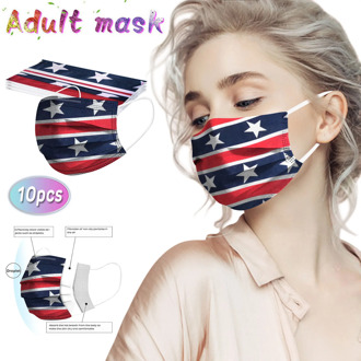 10PCS Adult Women Mask Disposable High Quality Mask 3Ply Earhook MASK