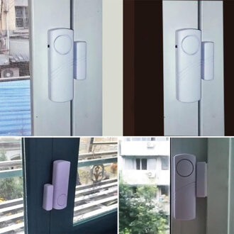 10Pcs Alarm Unit 10Pcs Magnetische Sensor Wireless Home Security Deur Window Entry Alarmsysteem Magnetische Sensor