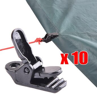 10pcs Alligator clip Lichtgewicht Outdoor Auto Nylon plastic Snap Holder Tool Luifel Tent Camping klem