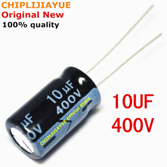 10PCS Aluminum electrolytic capacitor 10uF 400V 10*13 10MM*13MM Electrolytic capacitor new and original IC Chipset