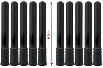 10pcs Antenna UHF 400-480 MHz 10W High Gain 2.15dBi SMA-M Plugs for Retevis RT3/TYT MD-380 Two Way Radio J9110D