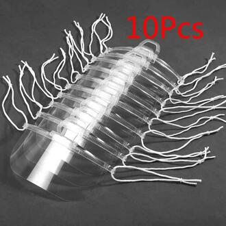 10Pcs Anti-Fog Beschermende Masker Plastic Transparante Gezondheidszorg Tool Catering Voedsel Hotel Keuken Restaurant Keuken Gereedschap
