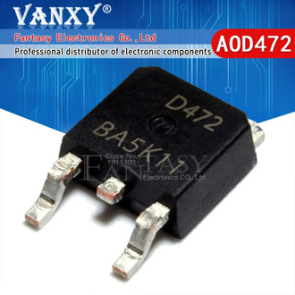 10pcs AOD472 TO-252 D472 SOT AOD472A D472A TO252 50A 25V