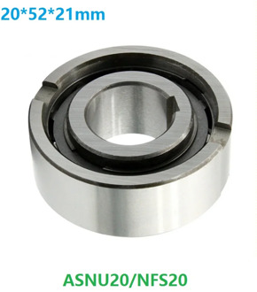 10pcs ASNU20 NFS20 20*52*21mm One Way Clutch Roller Type Bearings Sprag Freewheel Backstop