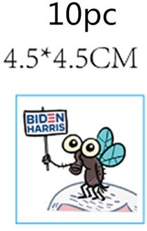 10Pcs Auto Decal Cover Fly Killer Swatter Sticker Decor Art Mural Home Decoratie P5