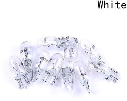 10Pcs Auto Halogeen W5W 194 158 Wiggen 12V 5W Auto Lamp Warm Lampen Instrument Licht Leeslampjes klaring Lamp Галогенная Лампа WT