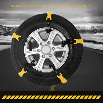 10pcs Auto Sneeuw Tire Verbrede Anti-slip Ketting Universele Dikke Sneeuw Keten Auto Winter Accessoires