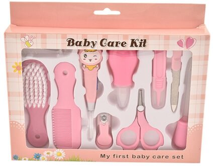10Pcs Baby Dagelijkse Producten Babyverzorging Geschenkdoos Creatieve Kinderen Nagelknipper Nagelknipper Babyverzorging Set