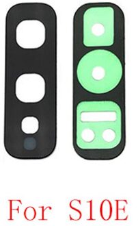 10Pcs Back Rear Camera Lens Glas Vervanging Voor Samsung S10 S10 Plus S10E S10 5G Note 10 Note 9 Note 8 Reparatie Onderdelen For S10E