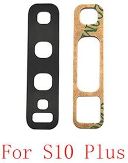 10Pcs Back Rear Camera Lens Glas Vervanging Voor Samsung S10 S10 Plus S10E S10 5G Note 10 Note 9 Note 8 Reparatie Onderdelen For S10Plus