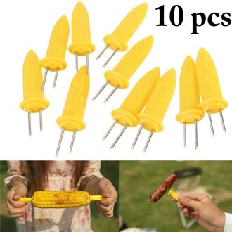 10Pcs Barbecue Teken Draagbare Roestvrij Staal Grill Vorken Bbq Vorken Outdoor Camping Barbecue Benodigdheden Barbecue Tool Accessoires 3
