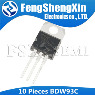 10PCS BDW93C TO-220 BDW93 TO220 POWER TRANSISTORS