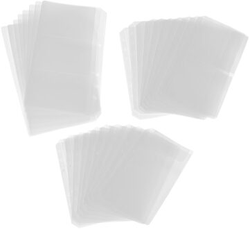 10Pcs Bindmiddel Zakken A6 6 Gaten Losse Blad Zakken Document Card Opbergzakken single