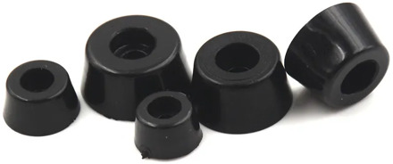 10pcs Black 5 Sizes Rubber Table Chair Furniture Feet Leg Pads Tile Floor Protectors