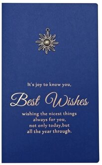 10Pcs Blue Wenskaart Postkaart Verjaardag Brief Envelop Jaar Card Set Bericht Kaart The zon