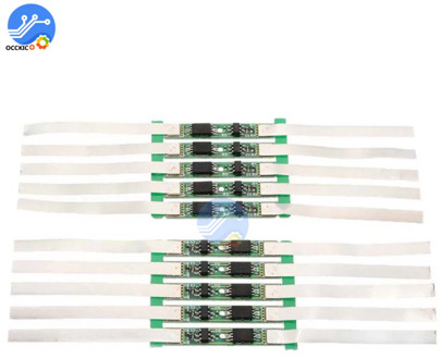 10pcs BMS 1S 3.7V 2A/3A/4.5A/6A/7.5A/9A 18650 Li-ion Lithium Battery Charging Protection Board 1/2/3/4/5/6 Mos Lipo Charging