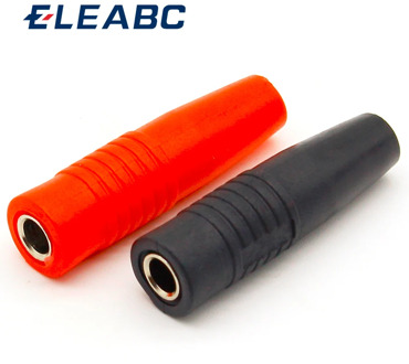 10Pcs Brass 4mm Banana Female Insulated Jack Plug Wire Solder Connector