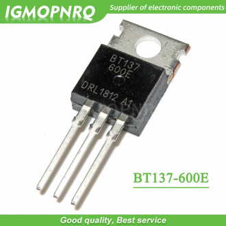 10pcs BT137-600E BT137 BT137-600 TO-220 600V Triacs RAIL TRIAC new original