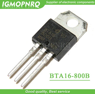 10pcs BTA16-800B BTA16-800 BTA16 Triacs 16 Amp 800 Volt TO-220 new original