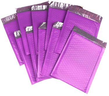10Pcs Bubble Mailers Paars Poly Bubble Mailer Zelf Seal Padded Enveloppen Bags Voor Boek Tijdschrift Bekleed Mailer Zelf seal