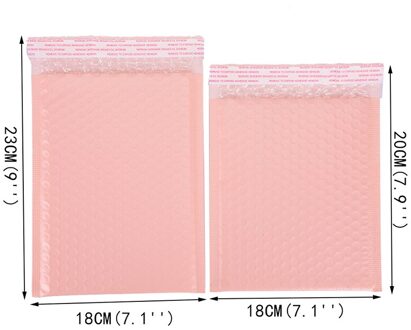 10Pcs Bubble Roze Envelop Foam Folie Self-Seal Mailing Tas Bubble 23x18CM