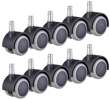 10Pcs Bureaustoel Zwenkwiel Swivel Houten Vloer Meubelen Vervanging