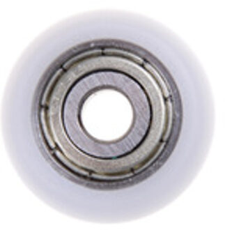 10Pcs Carbon Staal Lager Katrol Wielen Ingebed Groef Geschikt Voor Meubels Hardware Accessoires 5*21.5*7Mm