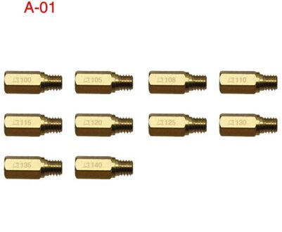 10Pcs Carburateur Jet Kit Met Langzaam/Pilot Jet Set Vervanging Hoogte 6Mm Spar Voor Pwk Pe cvk Motorfiets Carburateur Onderdelen A 01