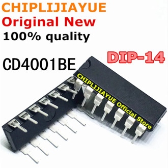 10PCS CD4001BE DIP-14 CD4001 4001 CD4001B DIP14 New and Original IC Chipset